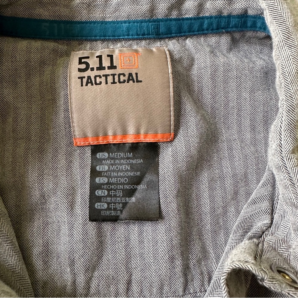 5.11 Tactical Mens Short Sleeve Shirt Medium - Picture 4 of 4